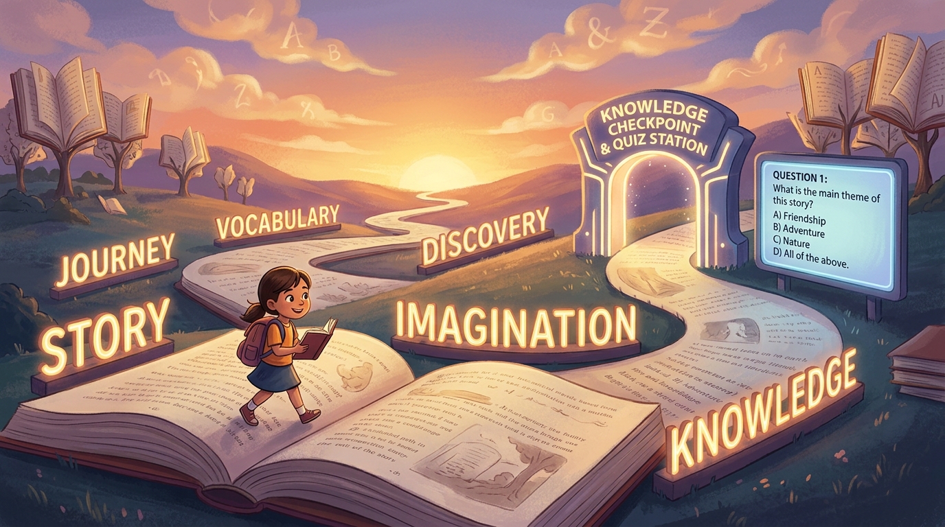 In the Road  Reading , Vocabulary and Quiz 